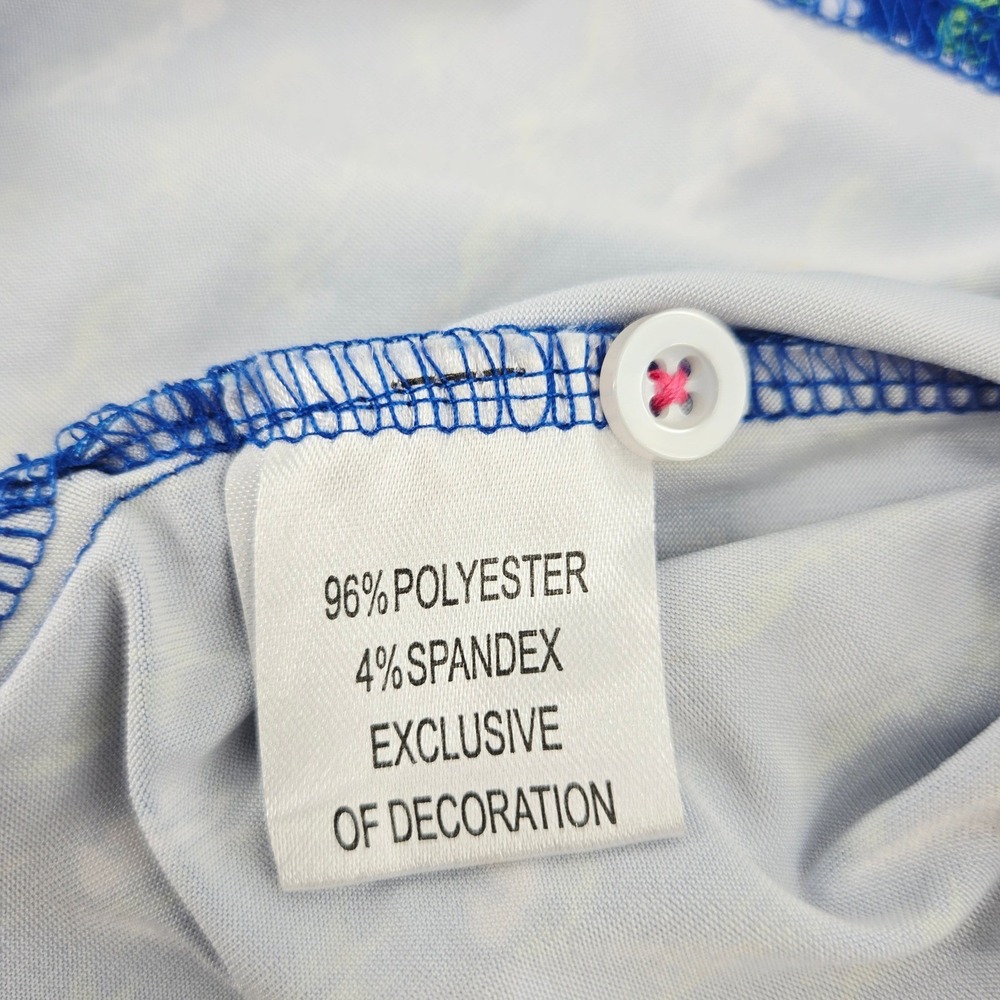 Tailorbyrd Boys Blue Pineapple Performance Shirt M 10/12 NWOT Preppy Coastal - Picture 9 of 10
